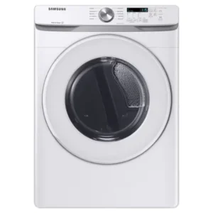 Samsung 7.5 cu. ft. High Efficiency Front Load Electric Dryer with Sensor Dry in White - ENERGY STAR® DVE45T6005W
