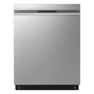 LG Electronics 24-inch Top Control Dishwasher with QuadWash, 3rd Rack and Dynamic Dry in Stainless Steel, 48 dBA - ENERGY STAR® LDPN454HT
