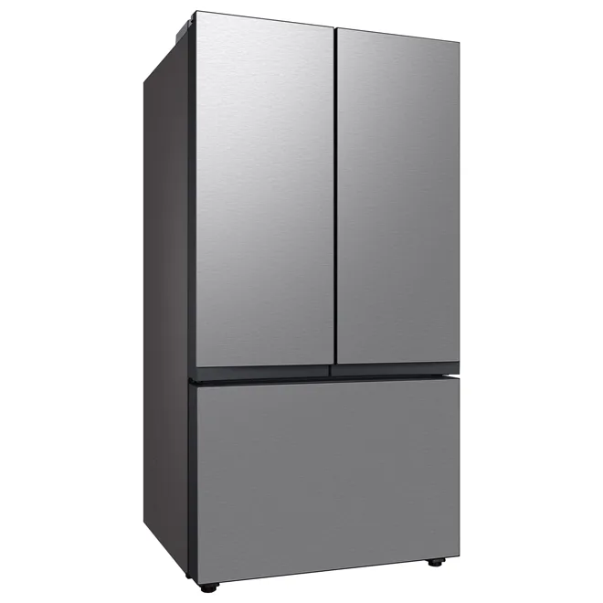 Samsung Bespoke 30.1-cu ft Stainless Steel French Door Refrigerator RF30BB6200QL - Image 2