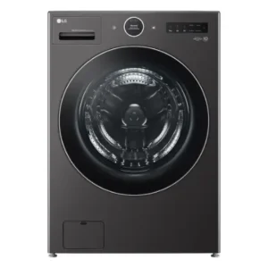 LG Electronics 5.7 cu. ft. Ventless All-in-One HeatPump Front Load Electric WashCombo with TurboWash360 WiFi in Black Steel - ENERGY STAR® WM6998HBA