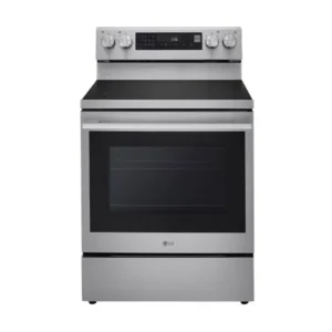 30 in., 6.3 cu. ft. Smart Wi-Fi True Convection Insta View 5-Burner Electric Oven w/ Air Fry Printproof Stainless Steel LREN635XE