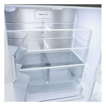 LG Electronics 36-inch W 25 cu.ft. Counter-Depth MAX 3-Door French Door Refrigerator with Zero Clearance in Stainless Steel - HomeDepot Exclusive - ENERGY STAR® LF25Z6211S - Image 3