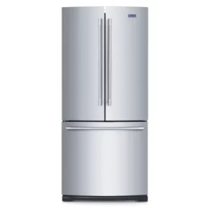 Maytag 30-inch W 20 cu. ft. Bottom Freezer Refrigerator with Strongbox Door Bins in Fingerprint Resistant Stainless Steel MFB2055FRZ