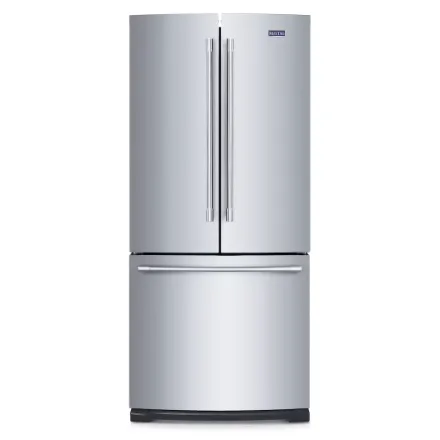 Maytag 30-inch W 20 cu. ft. Bottom Freezer Refrigerator with Strongbox Door Bins in Fingerprint Resistant Stainless Steel MFB2055FRZ