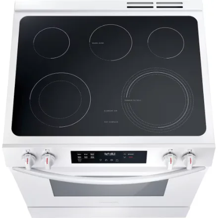 Frigidaire Slide-In Electric Range with 5 Element Cooktop and Steam Clean in White FCFE306CAWF - Image 3