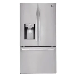 LG Electronics 36-inch W 28 cu. ft. 3-Door French Door Refrigerator in Smudge Resistant Stainless Steel - ENERGY STAR® LFRFS28XBS
