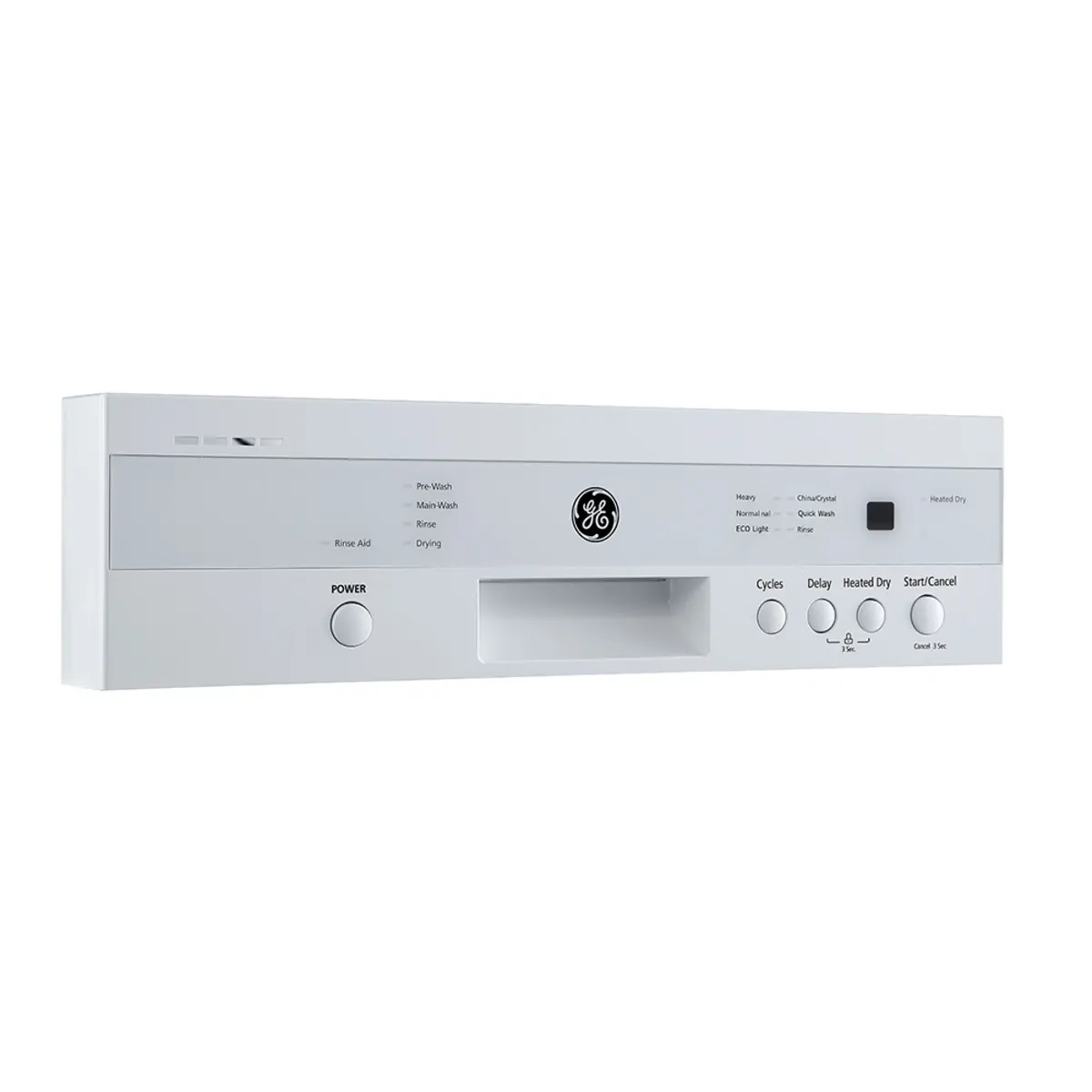 GE 18" Built-In Front Control Dishwasher with Stainless Steel Tall Tub White - GBF180SGMWW - Image 3