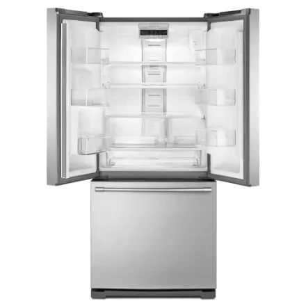 Maytag 30-inch W 20 cu. ft. Bottom Freezer Refrigerator with Strongbox Door Bins in Fingerprint Resistant Stainless Steel MFB2055FRZ - Image 3