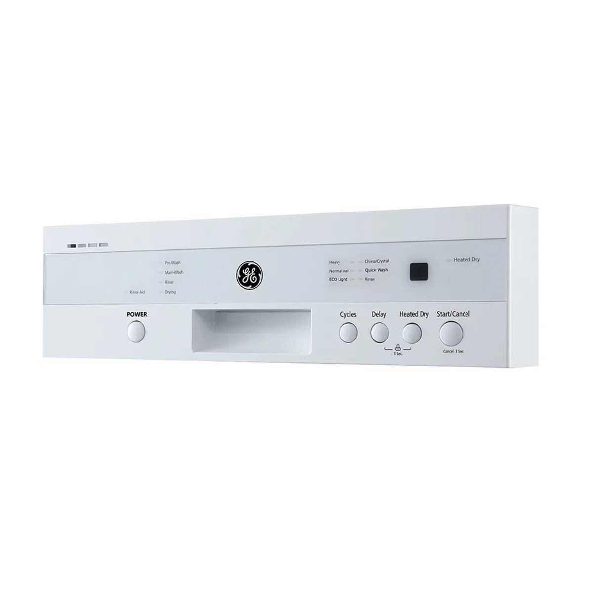 GE 18" Built-In Front Control Dishwasher with Stainless Steel Tall Tub White - GBF180SGMWW - Image 4