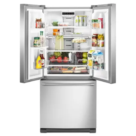 Maytag 30-inch W 20 cu. ft. Bottom Freezer Refrigerator with Strongbox Door Bins in Fingerprint Resistant Stainless Steel MFB2055FRZ - Image 4