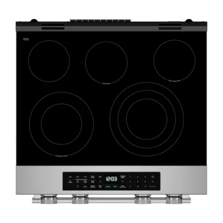 KitchenAid 30-inch Slide-in Smart Electric Range with True Convection in Fingerprint Resistant Stainless Steel - ENERGY STAR® YKSES530SPS - Image 4