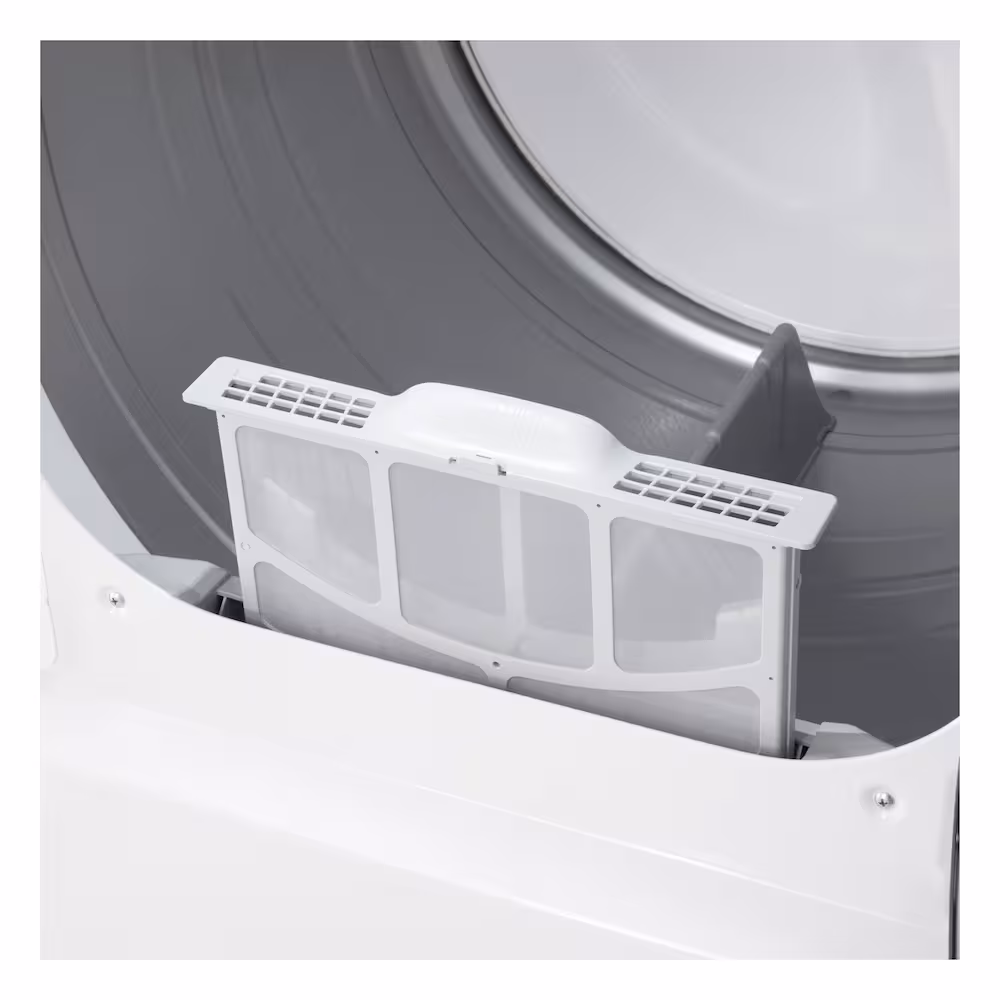 LG Electronics 7.3 cu. ft. Ultra Large Capacity Front Load Electric Dryer with Wi-fi and AI Sensor Dry in White - ENERGY STAR® DLE8200W - Image 4