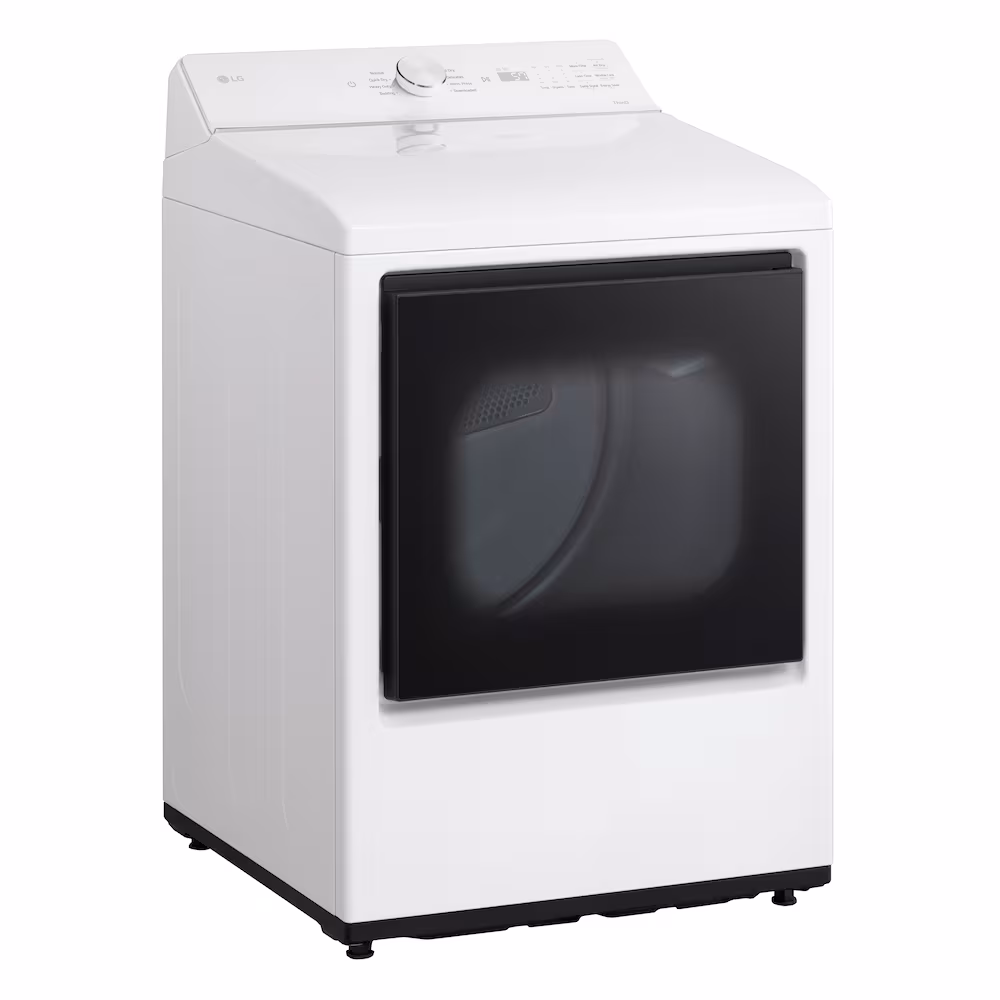 LG Electronics 7.3 cu. ft. Ultra Large Capacity Front Load Electric Dryer with Wi-fi and AI Sensor Dry in White - ENERGY STAR® DLE8200W - Image 5