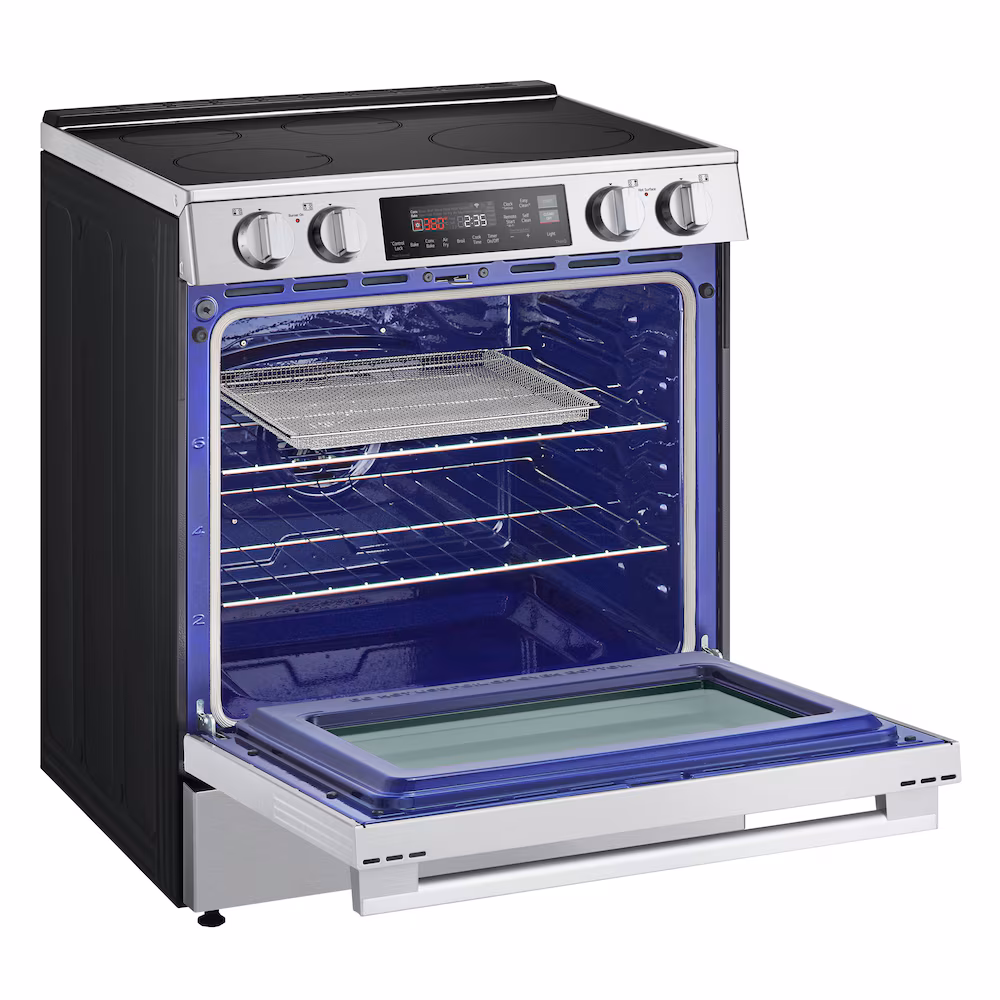 LG Electronics Smart Slide-In Induction Range with ProBake Convection Oven, Air Fry EasyClean in Smudge Resistant Stainless Steel - ENERGY STAR® LSIL6334XE - Image 9