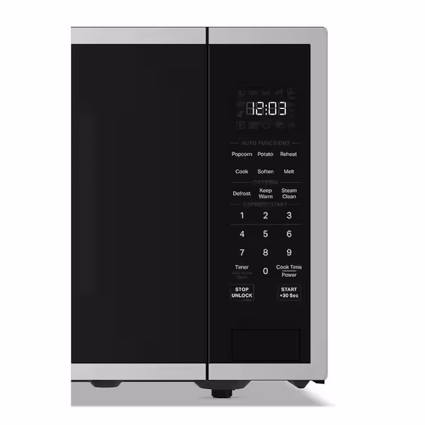 1.5 cu. ft. 1500 WElectric Countertop Microwave in PrintShield Stainless with Air Fry Function KMCS522RPS00 - Image 3