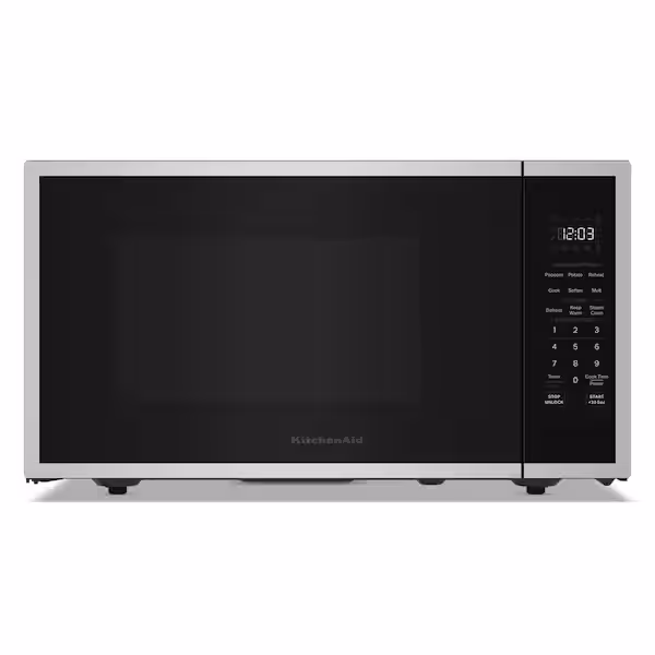 1.5 cu. ft. 1500 WElectric Countertop Microwave in PrintShield Stainless with Air Fry Function KMCS522RPS00
