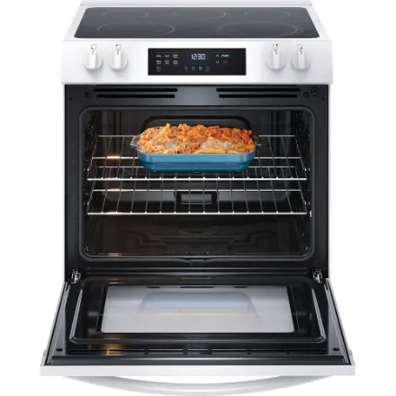Frigidaire Slide-In Electric Range with 5 Element Cooktop and Steam Clean in White FCFE306CAWF - Image 4