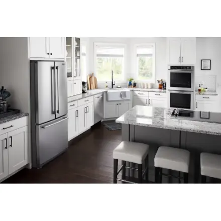 Maytag 30-inch W 20 cu. ft. Bottom Freezer Refrigerator with Strongbox Door Bins in Fingerprint Resistant Stainless Steel MFB2055FRZ - Image 5