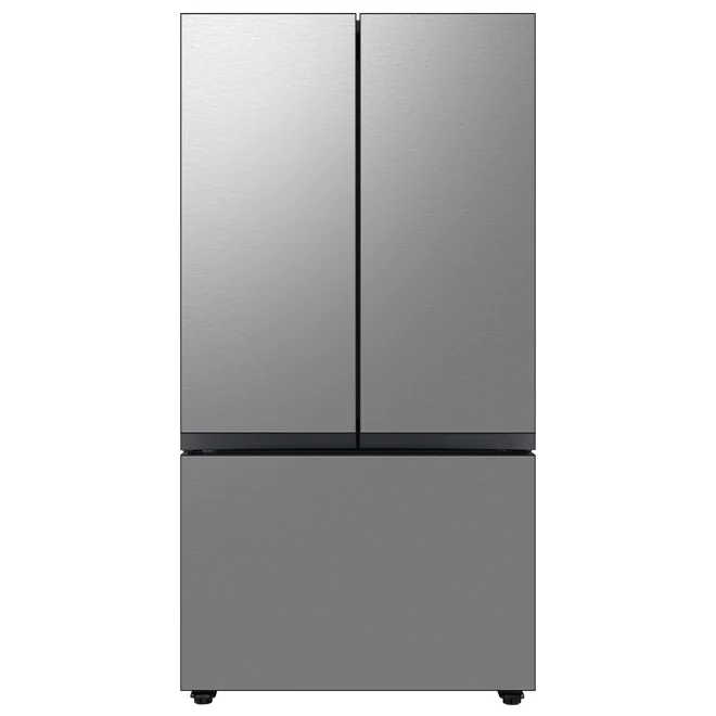 Samsung Bespoke 30.1-cu ft Stainless Steel French Door Refrigerator RF30BB6200QL