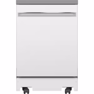 24 in. Top Control Portable White Dishwasher with Stainless Steel Interior, Sanitize, 54 dBA GPT225SGL2WW