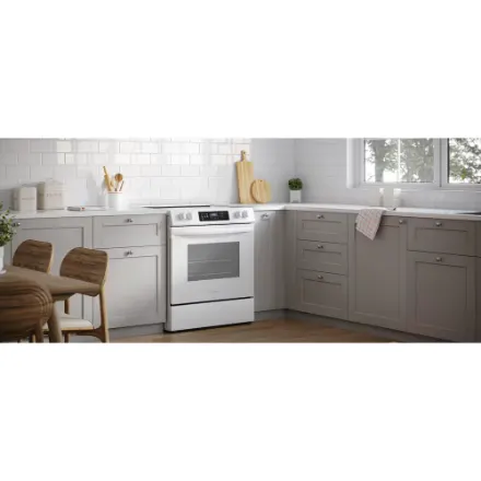 Frigidaire Slide-In Electric Range with 5 Element Cooktop and Steam Clean in White FCFE306CAWF - Image 6