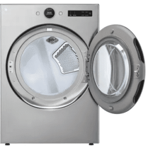 NEW LG 7.4 cu. ft. Ultra Large Capacity Smart Wi-Fi Enabled Front Load Electric Dryer with TurboSteam™ – Graphite Steel DLEX5500V