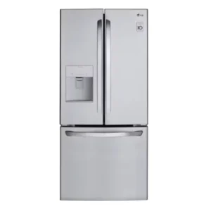 LG Electronics 30-inch W 22 cu. ft. French Door Refrigerator with Water and Ice Dispenser in Smudge Resistant Stainless Steel - ENERGY STAR® LRFWS2200S