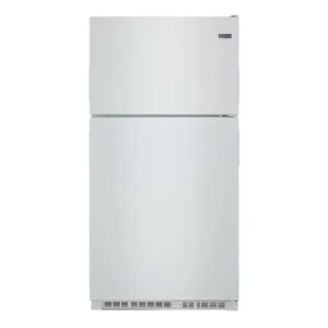 33 in. 20.51 cu. ft. Wide Top Freezer Refrigerator in White Ice with PowerCold Feature MRT311FFFE01