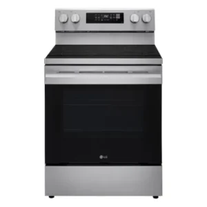 LG Electronics 6.3 Cu. Ft. Smart Freestanding Electric Range with ProBake Convection, Air Fry & EasyClean in Stainless Steel - ENERGY STAR® LREN6321YE/05