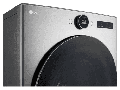 NEW LG 7.4 cu. ft. Ultra Large Capacity Smart Wi-Fi Enabled Front Load Electric Dryer with TurboSteam™ – Graphite Steel DLEX5500V - Image 3