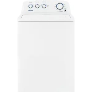 Amana Large Capacity Top Load Washer with High-Efficiency Agitator in White NTW4519JRB