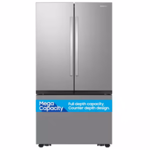 27 cu. ft. Mega Capacity Counter Depth 3-Door French Door Refrigerator in Stainless Steel with Dual Auto Ice Maker RF27CG5100SR