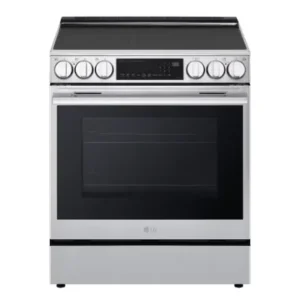 LG Electronics 30-inch Smart Slide-in Electric Range with ProBake Convection Oven, Air Fry and InstaView in Smudge Resistant Stainless Steel - ENERGY STAR® LSEL6335XE/00
