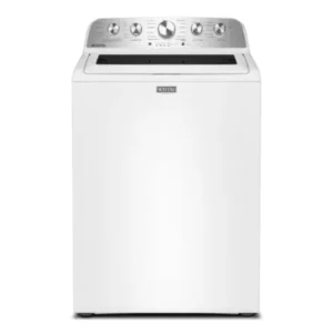 Maytag 5.4 Cu Ft. Top Load Agitator Washer with Extra Power and Pet Pro Option in White MTW5605R