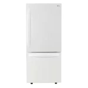 LG Electronics 30-inch W 22 cu.ft. Bottom Freezer Drawer Refrigerator in White - ENERGY STAR® LRDNS2200W