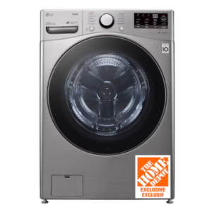 LG Electronics 5.2 cu. ft. Smart Front Load Washer with AI, Wi-Fi and Steam Technology in Graphite Steel, Stackable - HomeDepot Exclusive - ENERGY STAR® WM3600HWA