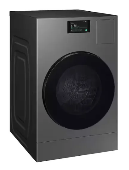 Bespoke 5.3 cu. ft. Ultra Capacity Ventless Heat Pump All-In-One Washer Dryer Combo with Super Speed in Dark Steel WD53DBA900HZ - Image 2