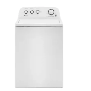 Amana 3.8 cu. ft. Large Capacity Top Load Washer in White with High-Efficiency Agitator NTW4519JW