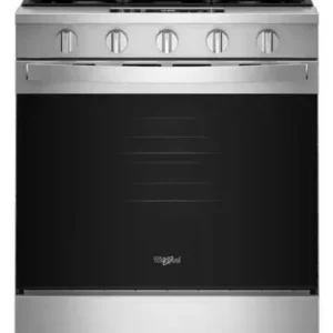 30 in. 5 Element Slide-In Gas Range in Fingerprint Resistant Stainless Steel with Air Cooking Technology WSGS5030SZ0