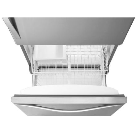 Whirlpool 33-inch W 22 cu. ft. Bottom Freezer Refrigerator in Stainless Steel - ENERGY STAR® WRB322DMBM06 - Image 2