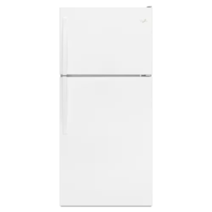 Whirlpool 30-inch W 18.3 cu. ft. Top Freezer Refrigerator in White - ENERGY STAR® WRT148FZDW