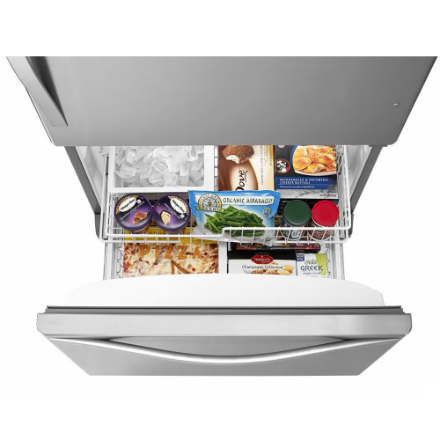 Whirlpool 33-inch W 22 cu. ft. Bottom Freezer Refrigerator in Stainless Steel - ENERGY STAR® WRB322DMBM06 - Image 3