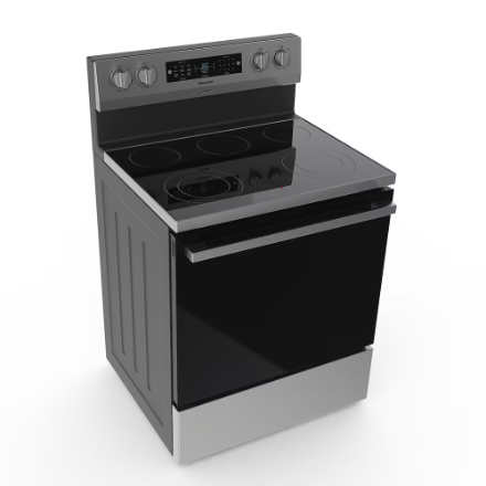 Hisense 5.8 cu.ft. True Convection Electric Range with Air Fry & Steam Clean in Stainless Steel HBE3502CAS - Image 4