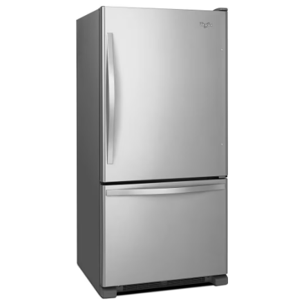 Whirlpool 33-inch W 22 cu. ft. Bottom Freezer Refrigerator in Stainless Steel - ENERGY STAR® WRB322DMBM06 - Image 5