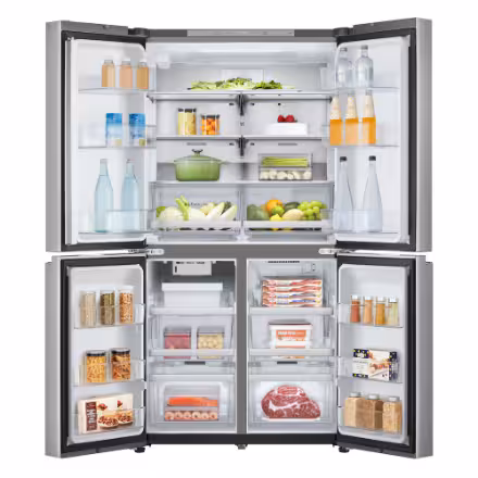 LG Electronics 36-inch W 24 cu.ft. French 4-Door Counter-Depth Refrigerator with Ice Maker in Stainless Steel - ENERGY STAR® LF24C8200S - Image 4