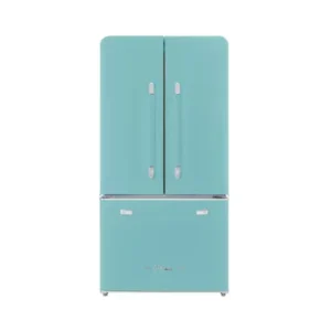 Unique Appliances Classic Retro 21.4 cu. ft. French Door Refrigerator with Built-In Ice Maker in Ocean Mist Turquoise UGP-595L T AC