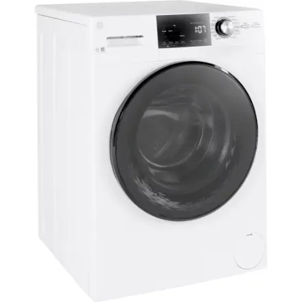 GE 24-Inch 2.8 cu. ft. Stainless Steel Drum Frontload Washer in White, ENERGY STAR® GFW148SSMWW - Image 3
