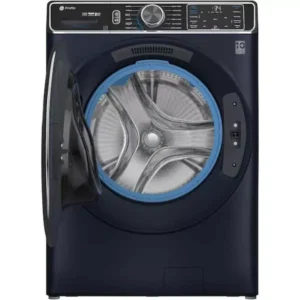 Profile 5.3 cu. ft. Smart Front Load Washer in Sapphire Blue w/OdorBlock UltraFresh Vent System, Microban, Tier 2 EStar PFW870SPVORS