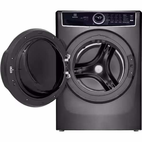 4.5 cu. ft. Stackable Front Load Washer in Titanium with SmartBoost, Optic Whites, and Pure Rinse ELFW7637AT3 - Image 4