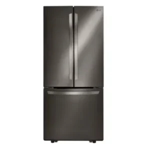 LG Electronics 30-inch W 22 cu. ft. French Door Refrigerator in Smudge Resistant Black Stainless Steel - ENERGY STAR® LRFNS2200D